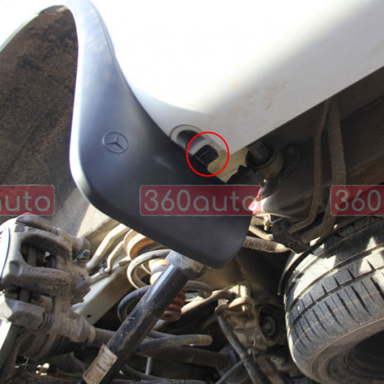 Бризковики на Mercedes Vito W447 2014- задні A4478900100