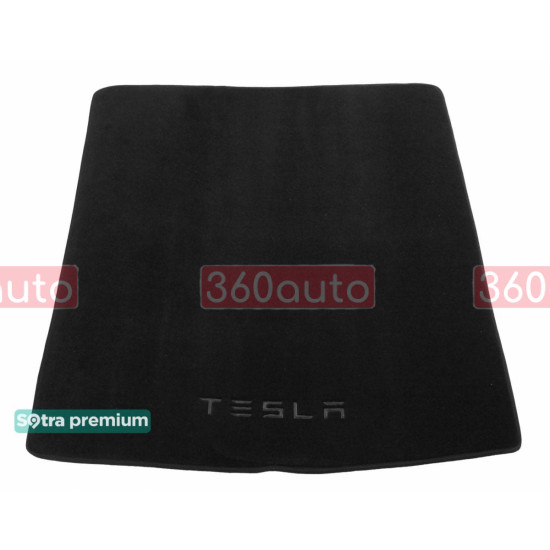 Текстильний килимок у багажник для Tesla Model S 2012- ST 08565 Sotra Premium 10мм - Пошиття під Замовлення