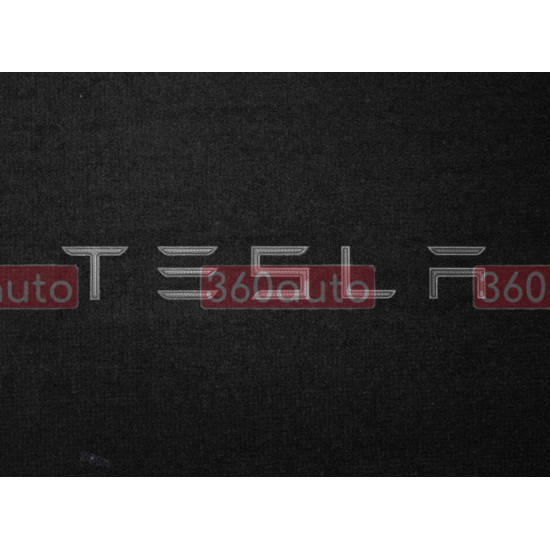 Текстильний килимок у багажник для Tesla Model X 6, 7 місць 2015- ST 07691 Sotra Premium 10мм - Пошиття під Замовлення