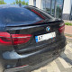 Спойлер на BMW X6 F16 2014-2018 чорний V3