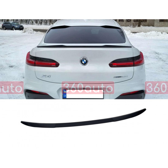 Спойлер на BMW X4 G02 2018- черный глянец BMWX4-SWGB3