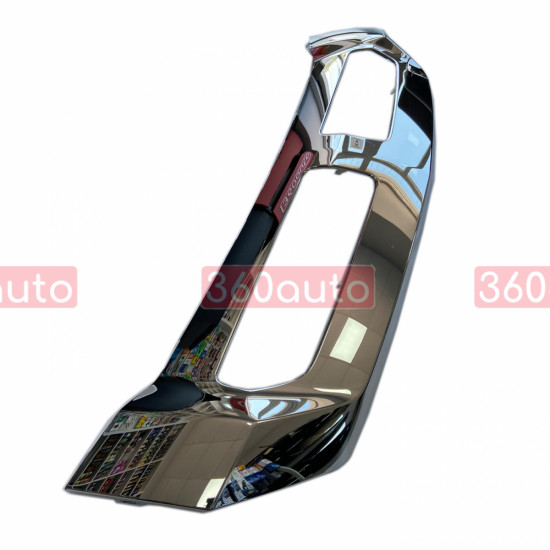 Накладка переднего бампера на Mercedes ML-class W166 2011-2015 хром A1668858025