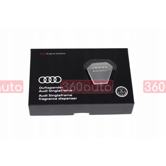 Оригинальный ароматизатор воздуха в салоне Audi Singleframe Fragrance Dispenser, Black/Silver 80A087009