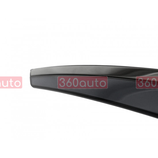Дефлектори вікон для Kia Telluride 2020- з чорним молдингом WELLvisors