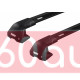 Багажник на гладкую крышу Thule Wingbar Edge Black для Peugeot 308 (mkIII)(хетчбэк) 2021→ (TH 7214B-7213B-7205-5318)