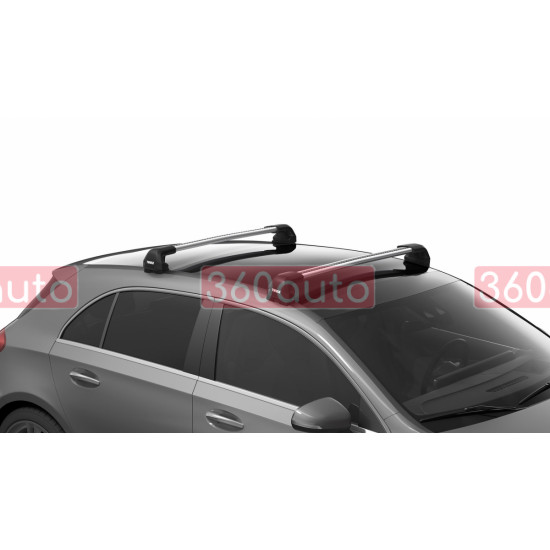 Багажник в штатные места в рейлинге Thule Wingbar Edge для Audi Q7/SQ7 (mkII) 2015→ (TH 7216-7215-7207-7005)