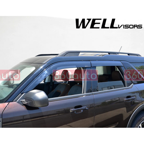 Дефлекторы окон на Ford Bronco Sport 2021- Premium Series WELLvisors