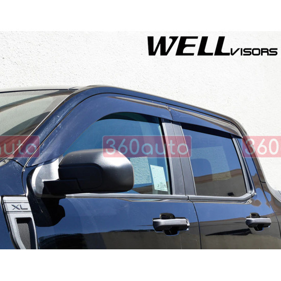 Дефлектори вікон для Ford Maverick 2022- Premium Series WELLvisors