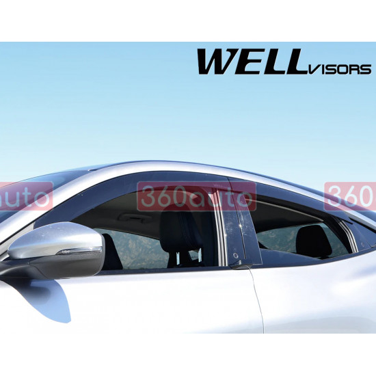 Дефлектори вікон для Ford Mustang Mach-E 2021- Premium Series WELLvisors