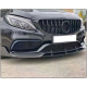 Карбоновий дифузор переднього бамперу для Mercedes-Benz C63AMG 2014- W205  під замовлення