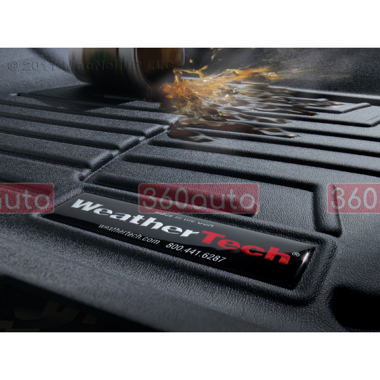 3D килимки для Ford Mustang Mach-E 2022- чорні задні WeatherTech 4416642