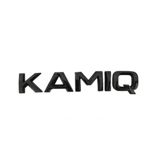 Автологотип шильдик эмблема надпись Skoda Kamiq черная Emblems 356705