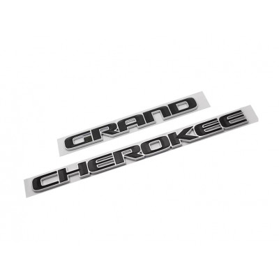 Автологотип шильдик эмблема надпись Jeep Grand Cherokee Limited 5764GC хром черный