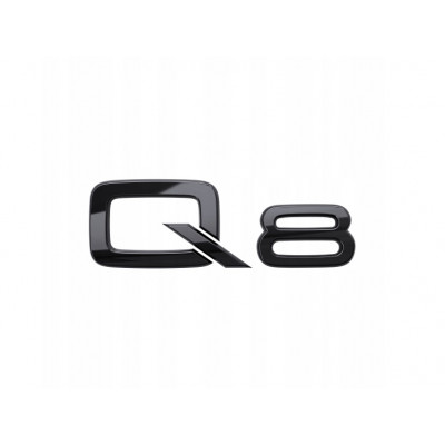 Автологотип шильдик емблема напис Audi Q8 Tuning Exclusive Black Edition Emblems356773