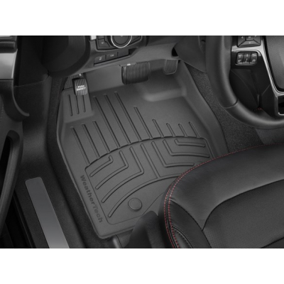3D килимки для Chrysler 300, 300C, Dodge Charger, Challenger 2011- AWD чорні передні WeatherTech HP 444251IM