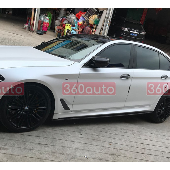 Карбонові накладки під пороги BMW 5 G30 2017- M-Sport Carbon
