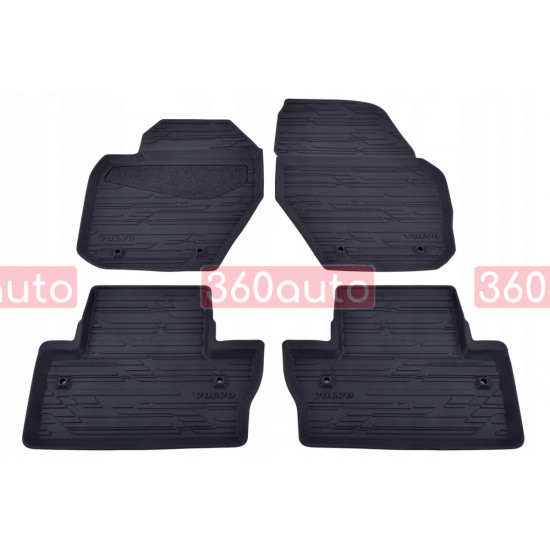Оригинальные коврики Volvo S60 2011-2018, черные 4шт (Вольво С60)