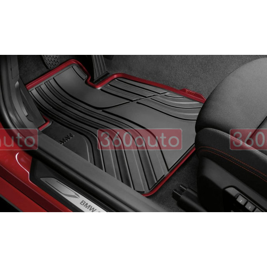 Оригинальные коврики BMW 4 (F32/F36) 2013- передние Sport Line 2шт (БМВ 4 Ф32/Ф36)