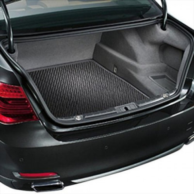 Оригинальный коврик в багажник BMW 7 (F01/F02) 2008-2015 черный (БМВ 7 Ф01/Ф02)