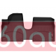 3D килимки для Hyundai Ioniq 5 2022- чорні передні суцільні WeatherTech 4417201