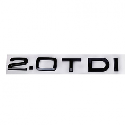 Автологотип шильдик эмблема надпись Audi 2.0 TDI Black Еdition на кришку багажника Emblems 359789