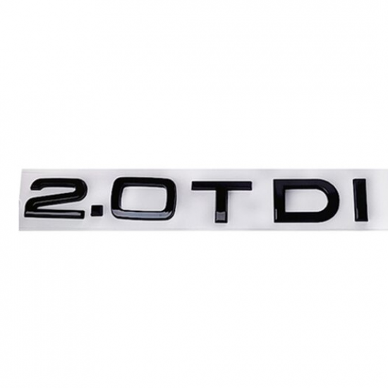 Автологотип шильдик емблема напис Audi 2.0 TDI Black Еdition на кришку багажника Emblems359789