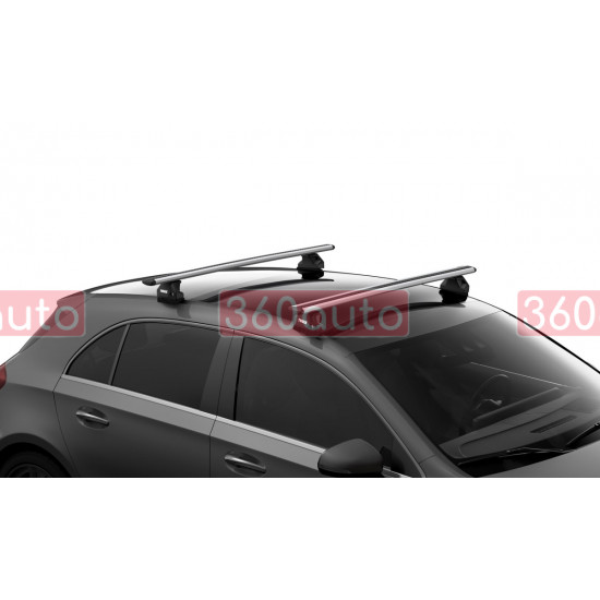 Багажник в штатные места на рейлинге Thule Wingbar Evo для Acura MDX (mkIII) 2014-2020; Honda Pilot (mkIII) 2016→ (TH 7113-7106-6111)