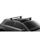 Багажник в штатные места на рейлинге Thule Wingbar Evo Black для Acura MDX (mkIII) 2014-2020; Honda Pilot (mkIII) 2016→ (TH 7113B-7106-6111)