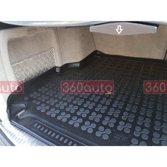 Килимок у багажник для Mercedes C-class W204 2007-2014 Wagon Rezaw-Plast 230926