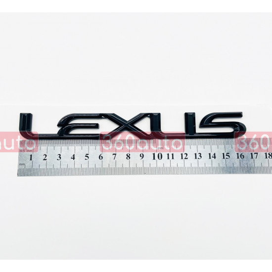 Автологотип шильдик эмблема надпись Lexus Black Еdition на крышку багажника