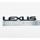 Автологотип шильдик эмблема надпись Lexus Black Еdition на крышку багажника