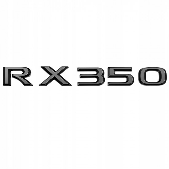 Автологотип шильдик эмблема надпись Lexus RX 350 Black Еdition на крышку багажника