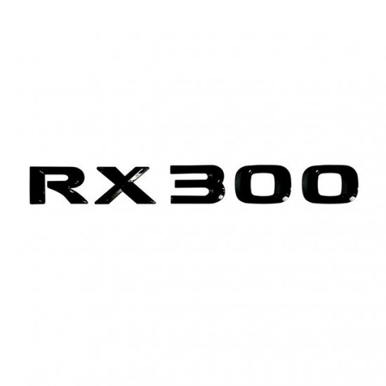 Автологотип шильдик емблема напис Lexus RX 300 Black Еdition на кришку багажника