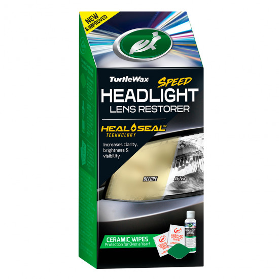 Набір для відновлення і поліровки фар Speed Turtle Wax Headlight Lens Restorer