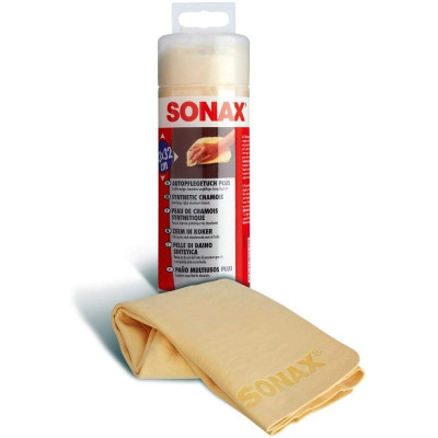 Салфетка из синтетической замши в тубе 43х32 см Sonax Autopflege Tuch PLUS 417700
