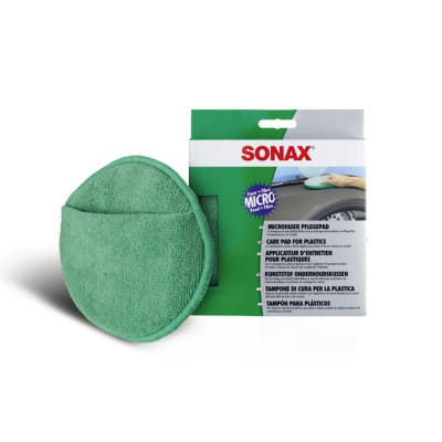 Аплікатор з мікрофібри для шкіри та пластику Sonax Microfaserpflegepad 417200 