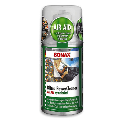 Очисник кондиціонера антибактеріальний Sonax Klima Power Cleaner AirAid symbiotisch Thekendisplay 100 мл 323100