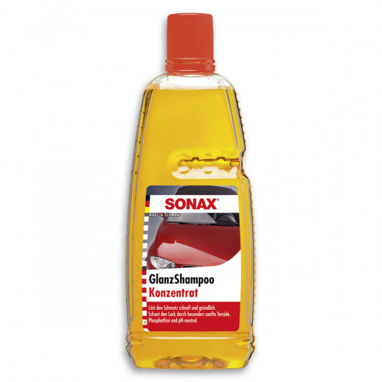 Шампунь для мойки автомобиля с блеском концентрат 1 л Sonax Glanzshampoo Konzentrat 314300