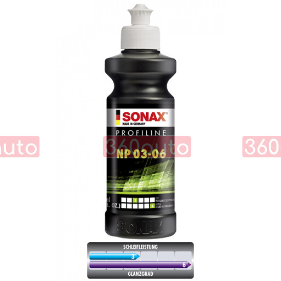 Полірувальна паста Sonax Profiline Nano Polish NP 03-06 250 мл 208141