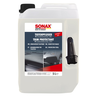 Засіб для очищення та захисту пластику та гуми матовий Sonax Deep Care Silk Mat 5 л 383500 