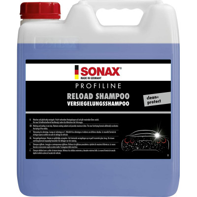 Автошампунь для мойки и защиты кузова 10 л Sonax Profiline Reload Shampoo 615600