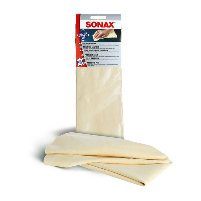Салфетка из натуральной кожи премиум класса 59х38 см Sonax Premiumleder 416300