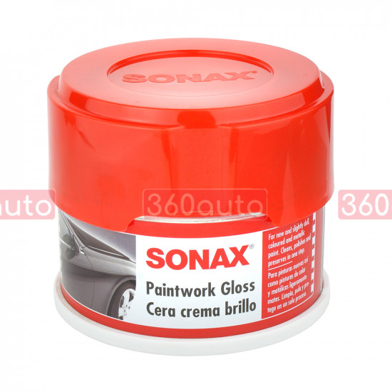 Высокоглянцевая полироль для кузова с воском 250 мл Sonax Paintwork Gloss 316200