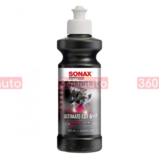 Стартовая полировальная паста для кузова автомобиля 250 мл Sonax Profiline Ultimate Cut 6+/3 239141