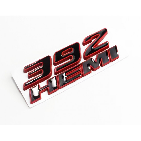 Автологотип шильдик эмблема Dodge Jeep Chrysler 392 Hemi Black red 68216931AA