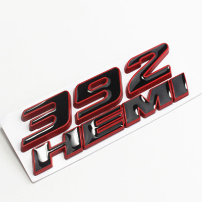 Автологотип шильдик эмблема Dodge Jeep Chrysler 392 Hemi Black red Emblems 362130