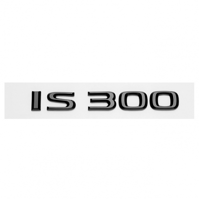 Автологотип шильдик емблема напис Lexus IS 300 Black Еdition на кришку багажника