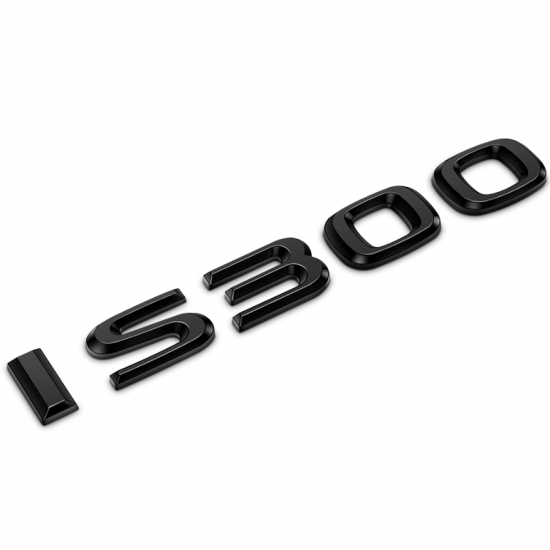 Автологотип шильдик емблема напис Lexus IS 300 Black Еdition на кришку багажника