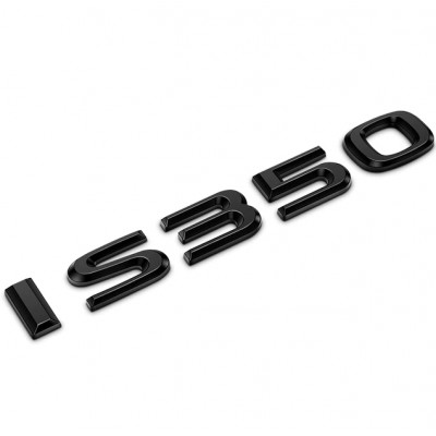 Автологотип шильдик емблема напис Lexus IS 350 Black Еdition на кришку багажника