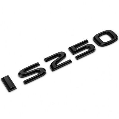 Автологотип шильдик емблема напис Lexus IS 250 Black Еdition на кришку багажника